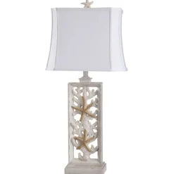 Kirkland's Home Table Lamps-South Haven Stacked Starfish Table Lamp