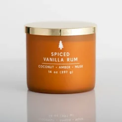Kirkland's Home Candles-Spiced Vanilla Rum Triple Wick Jar Candle