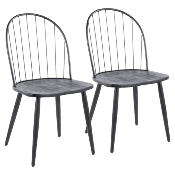Kirkland's Home Dining Chairs-Spindle High Back Dining Chairs, Set Of 2
