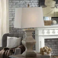 Kirkland's Home Table Lamps-Square Candlestick Table Lamp