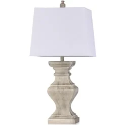 Kirkland's Home Table Lamps-Square Candlestick Table Lamp