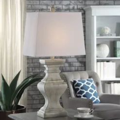 Kirkland's Home Table Lamps-Square Candlestick Table Lamp