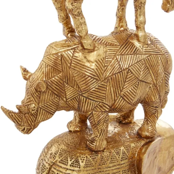 Kirkland's Home Statues & Figurines-Stacked Animals Statue