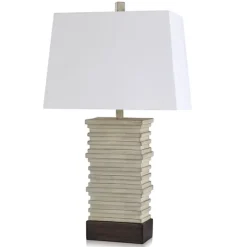 Kirkland's Home Table Lamps-Stacked Plates Table Lamp