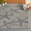 Kirkland's Home Outdoor Rugs-Starry Shores Captiva Outdoor Area Rug, 7X9