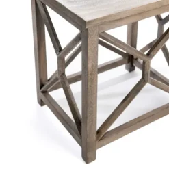 Kirkland's Home Accent & End Tables-Stephan Natural Wood Side Table