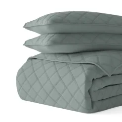 Kirkland's Home Quilts-Stitched Diamond 3-Pc. King Quilt Set