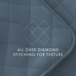 Kirkland's Home Quilts-Stitched Diamond 3-Pc. Queen Quilt Set