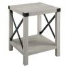 Kirkland's Home Accent & End Tables-Stone Rustic Wood Accent Table