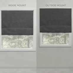 Kirkland's Home Curtains & Drapes-Stripe Ricci Blackout Curtain Shade, 27 In.