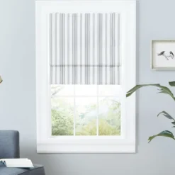 Kirkland's Home Curtains & Drapes-Stripe Ricci Out Curtain Shade, 27 In.