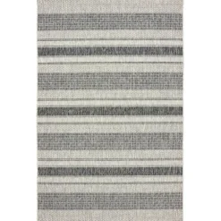 Kirkland's Home Outdoor Rugs-Stripe Weave Sun Shower Outdoor Area Rug, 5X8