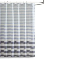 Kirkland's Home Shower Curtains-Stripe Woven Yarn Dyed Shower Curtain