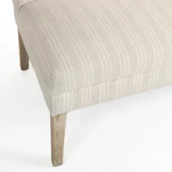 Kirkland's Home Benches & Ottomans-Striped Banquette Bench