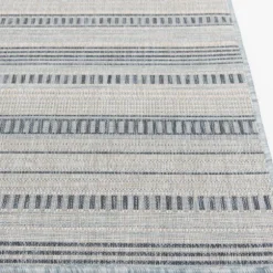 Kirkland's Home Outdoor Rugs-Striped Lava Indoor/Outdoor Area Rug, 5X7