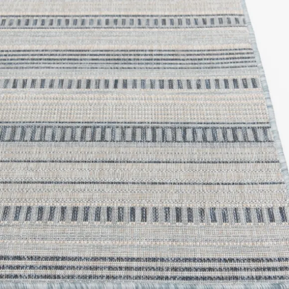 Kirkland's Home Outdoor Rugs-Striped Lava Indoor/Outdoor Area Rug, 5X7