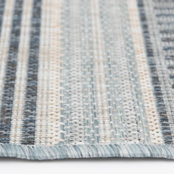 Kirkland's Home Outdoor Rugs-Striped Lava Indoor/Outdoor Area Rug, 5X7