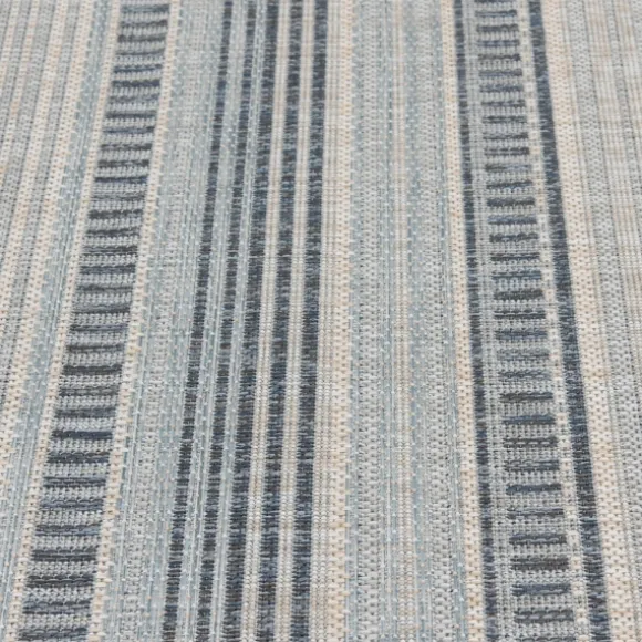 Kirkland's Home Outdoor Rugs-Striped Lava Indoor/Outdoor Area Rug, 5X7