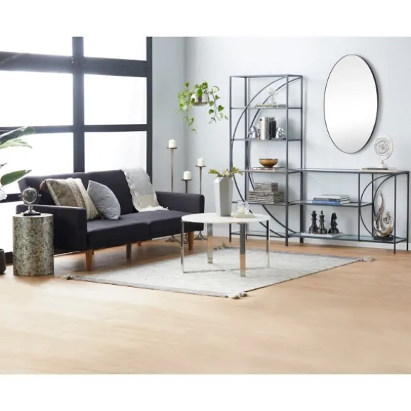 Kirkland's Home Baskets & Boxes-Striped Mother Of Pearl Shell Wood Boxes, Set Of 2