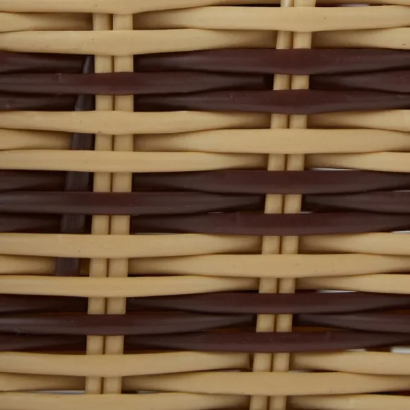 Kirkland's Home Baskets & Boxes-Striped Woven Bone Shaped Basket, 24 In.