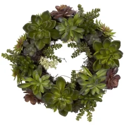 Kirkland's Home Wreaths-Succulent Wreath