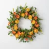 Kirkland's Home Wreaths-Summer Blooming Ranunculus Thistle Wreath