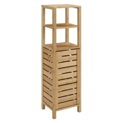 Kirkland's Home Bathroom Furniture-Sumter Bamboo Shelves And Cabinet