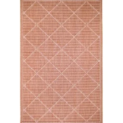 Kirkland's Home Outdoor Rugs-Sunset Diamond Outdoor Area Rug, 7X9