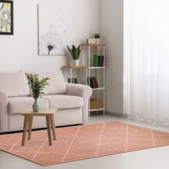 Kirkland's Home Outdoor Rugs-Sunset Diamond Outdoor Area Rug, 7X9