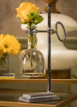 Kirkland's Home Vases-Suspended Vase On Metal Stand