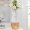 Kirkland's Home Vases-Tall Gold Marble Ceramic Vase