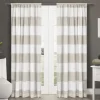 Kirkland's Home Curtains & Drapes-Tan Deena Curtain Panel Set, 84 In.