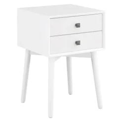 Kirkland's Home Nightstands-Tapered 2-Drawer Nightstand