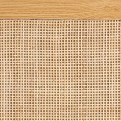 Kirkland's Home Dressers & Chests-Tara Two-Tone Espresso Rattan Chest