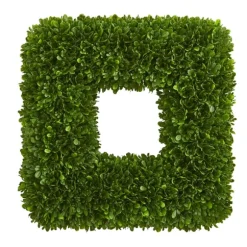 Kirkland's Home Wreaths-Tea Leaf Square Wreath