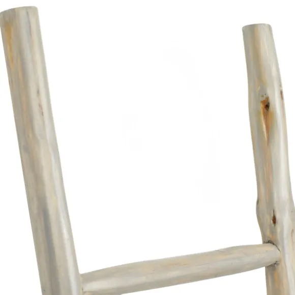 Kirkland's Home Decorative Accents-Teak Wood Leaning Ladder