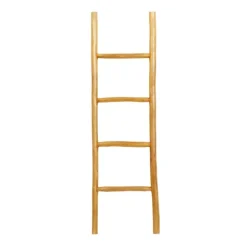 Kirkland's Home Decorative Accents-Teak Wood Leaning Ladder