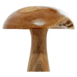 Kirkland's Home Statues & Figurines-Teakwood Mushroom 3-Pc. Sculpture Set