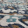 Kirkland's Home Outdoor Rugs-Teal Overdyed Ikats Outdoor Area Rug, 5X7