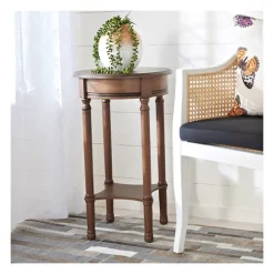 Kirkland's Home Accent & End Tables-Tegan Round Accent Table