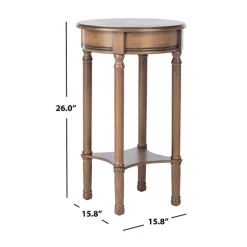 Kirkland's Home Accent & End Tables-Tegan Round Accent Table