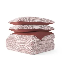 Kirkland's Home Quilts-Terra Scalloped Reversible 3-Pc. Queen Quilt Set