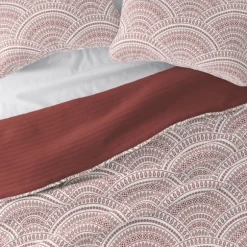 Kirkland's Home Quilts-Terra Scalloped Reversible 3-Pc. Queen Quilt Set