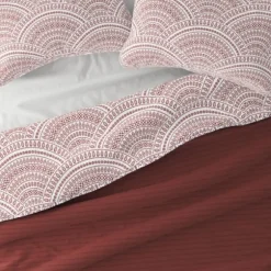 Kirkland's Home Quilts-Terra Scalloped Reversible 3-Pc. Queen Quilt Set