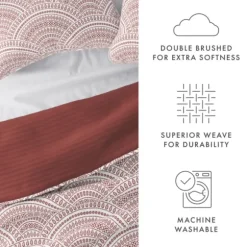 Kirkland's Home Quilts-Terra Scalloped Reversible 3-Pc. Queen Quilt Set