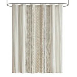 Kirkland's Home Shower Curtains-Textured Chenille Shower Curtain