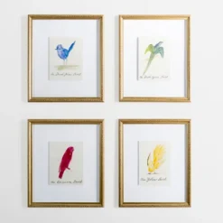 Kirkland's Home Framed Art-The Dark Green Bird Framed Art Print