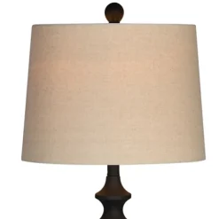 Kirkland's Home Floor Lamps-Thelma Matte Black Stem Floor Lamp