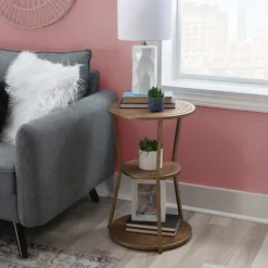 Kirkland's Home Accent & End Tables-Tiered Hourglass Accent Table