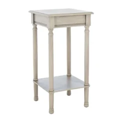 Kirkland's Home Accent & End Tables-Tilley Beige Classic Square Accent Table